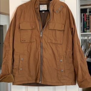 Men’s hooded canvas parka